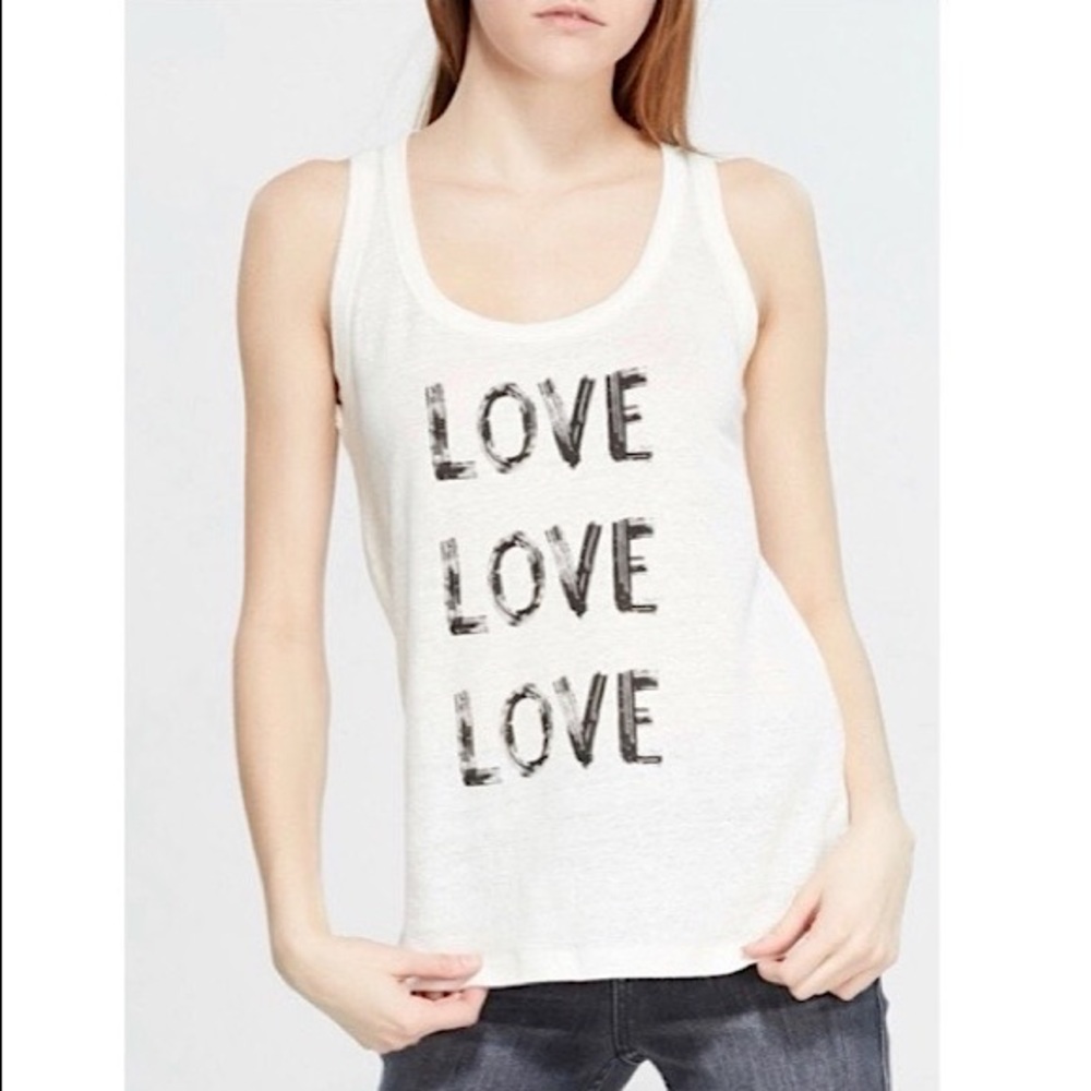 Zadig & Voltaire triple love tank –– NWT
